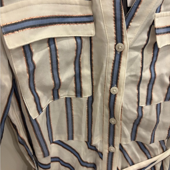 GUESS STRIPED SHIRT DRESS - Picture 3 of 9